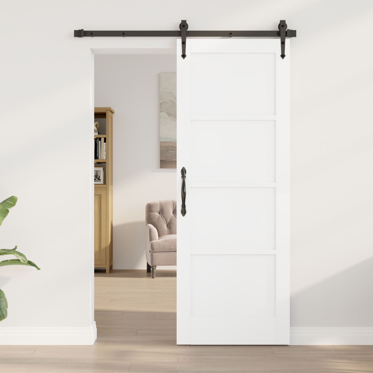 Interior Door White 73.5 x 198.5 cm Plywood