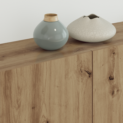TV Wall Unit Wall-mounted 5 pcs Artisan Oak Engineered Wood