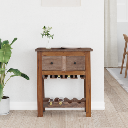 Cabinet Brown 60 x 30 x 70 cm Solid Reclaim Wood