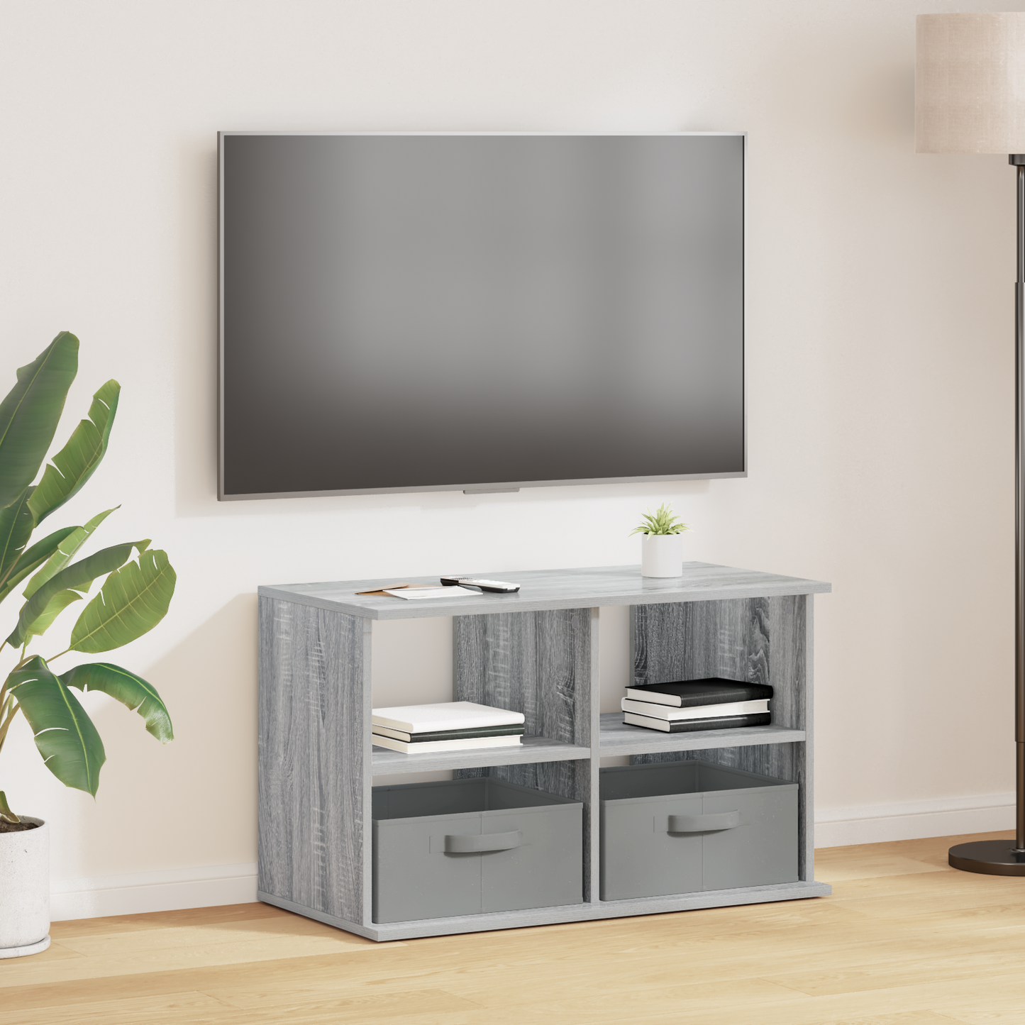 TV stand with Drawer Grey Sonoma 79 x 40 x 48 cm