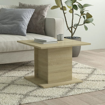 Coffee Table Sonoma Oak 55,5x55,5x40 cm Engineered Wood