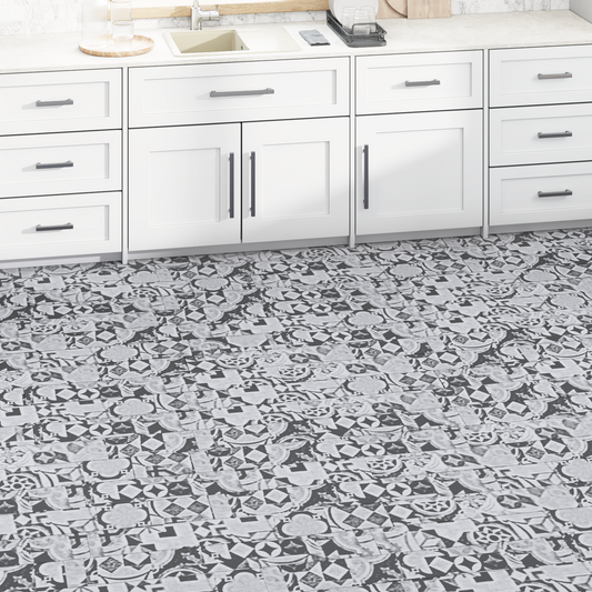 Flooring Planks 5.02 m² 36 pcs PVC Grey pattern