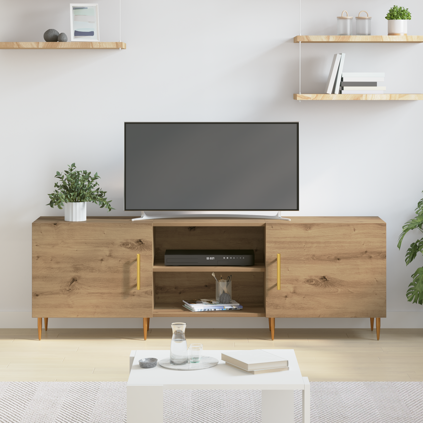 TV Cabinet Artisan oak 150 x 30 x 50 cm Engineered wood