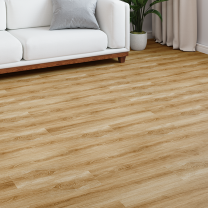 Laminate Flooring 15 pcs Rustic Brown 101 x 20 x 0.8 cm