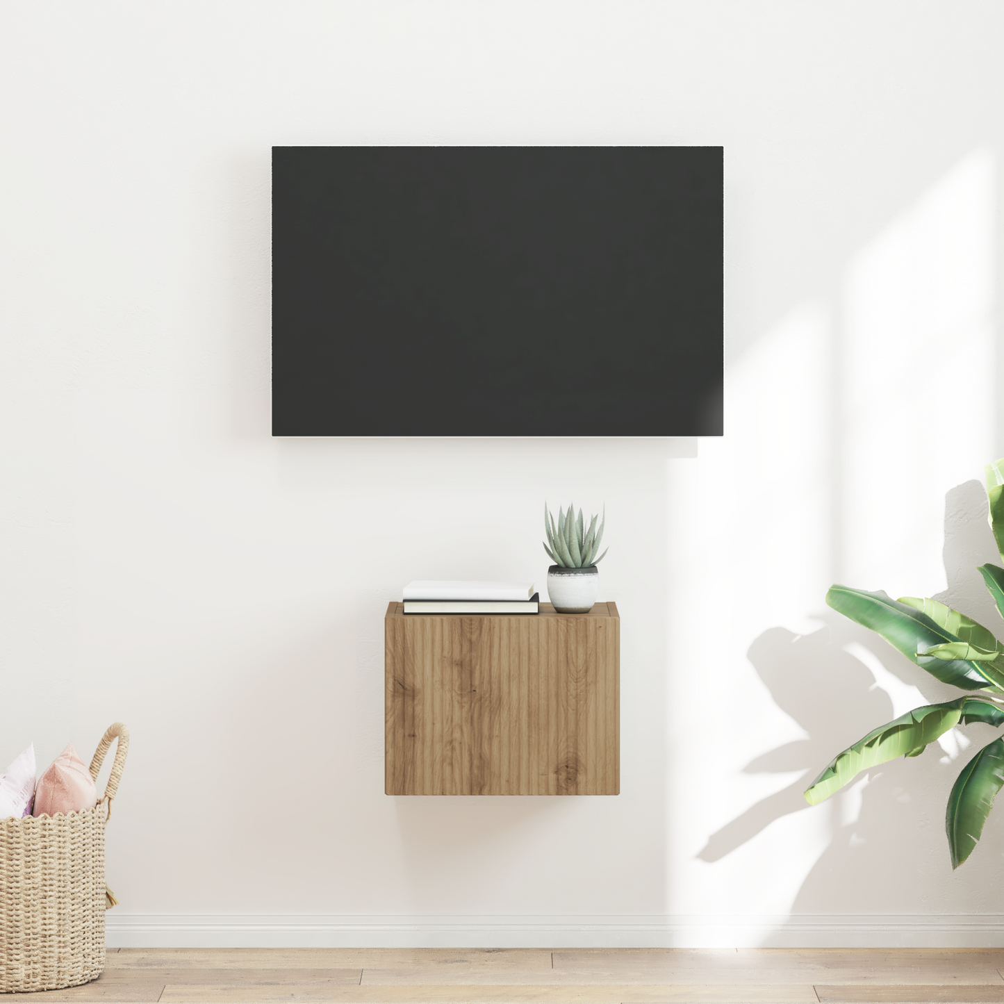 TV Wall Cabinet Artisian Oak 39 x 31 x 29.5 cm Engineered Wood