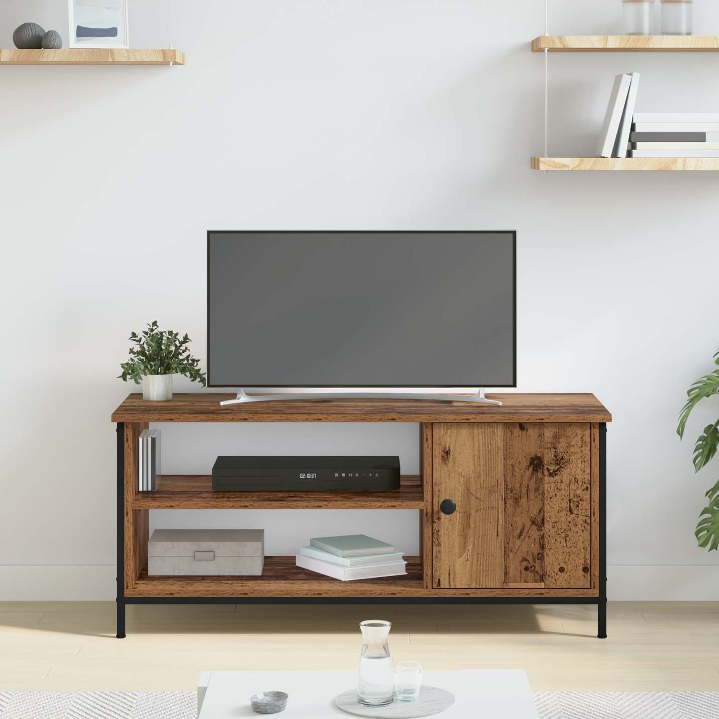 TV Cabinet Old Wood 100 x 40 x 45 cm Engineered Wood