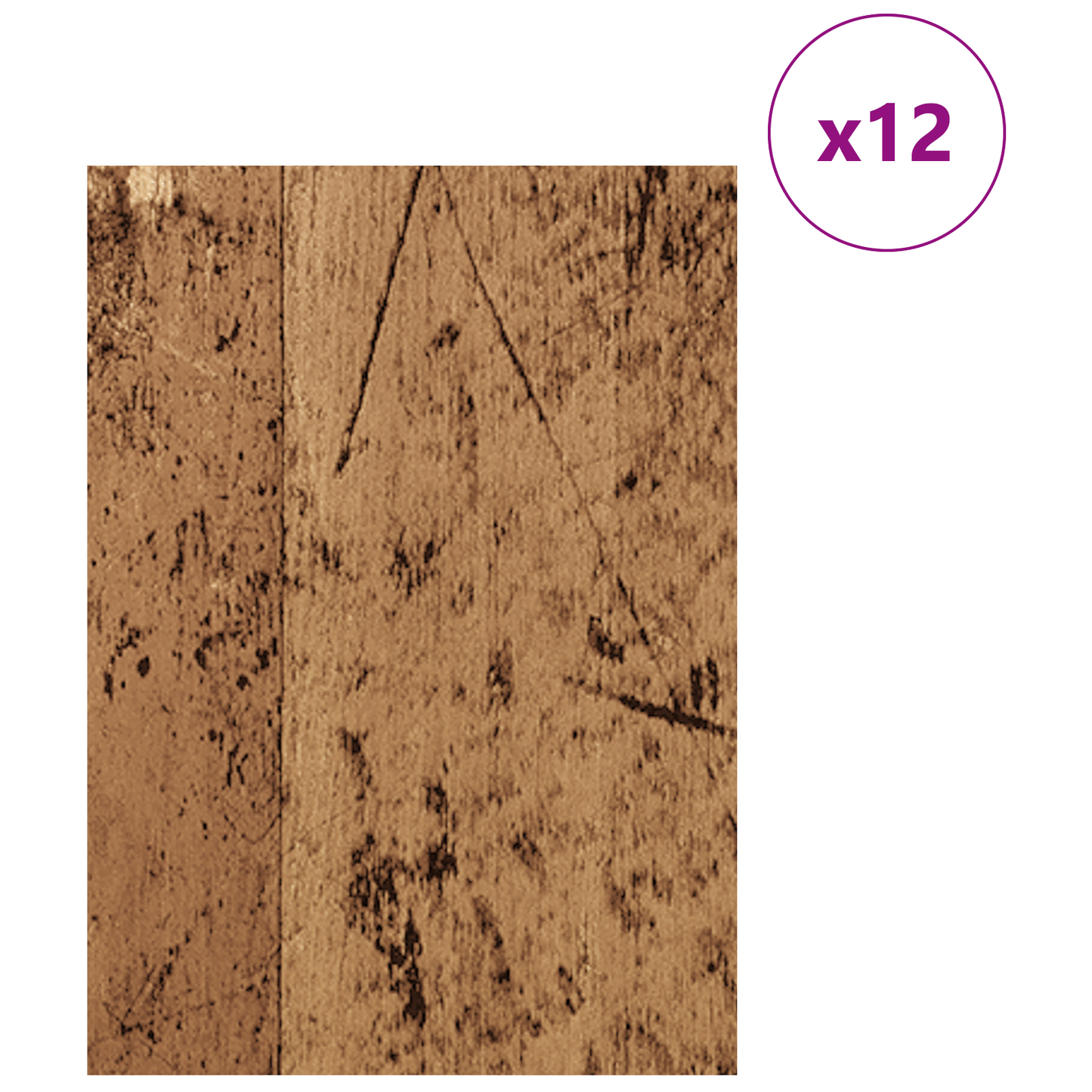 Decor Panels 12 pcs Old Wood 30 x 42 x 0.27 cm Engineered Wood