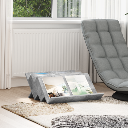 Magazine Rack Concerte Grey 65 x 53 x 28.5 cm Engineered Wood