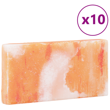 Salt Stones 10 pcs Pink 20 x 2.5 x 10 cm Rock Salt