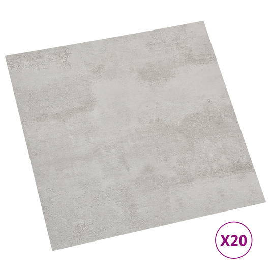 Self-adhesive Flooring Planks 30.5 x 30.5 cm 20 pcs PVC