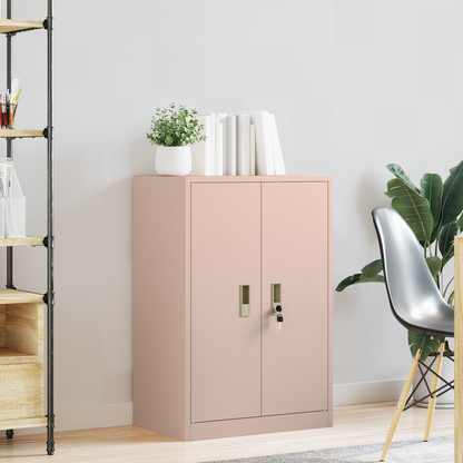 Storage Cabinet Pink 60 x 40 x 90 cm Steel