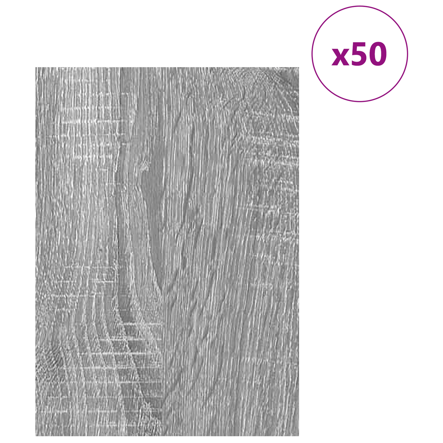 Decor Panels 50 pcs Grey Sonoma 30 x 42 x 0.27 cm
