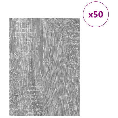 Decor Panels 50 pcs Grey Sonoma 30 x 42 x 0.27 cm