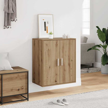 Shoe Cabinet Artisan Oak 60x35x70 cm Engineered Wood