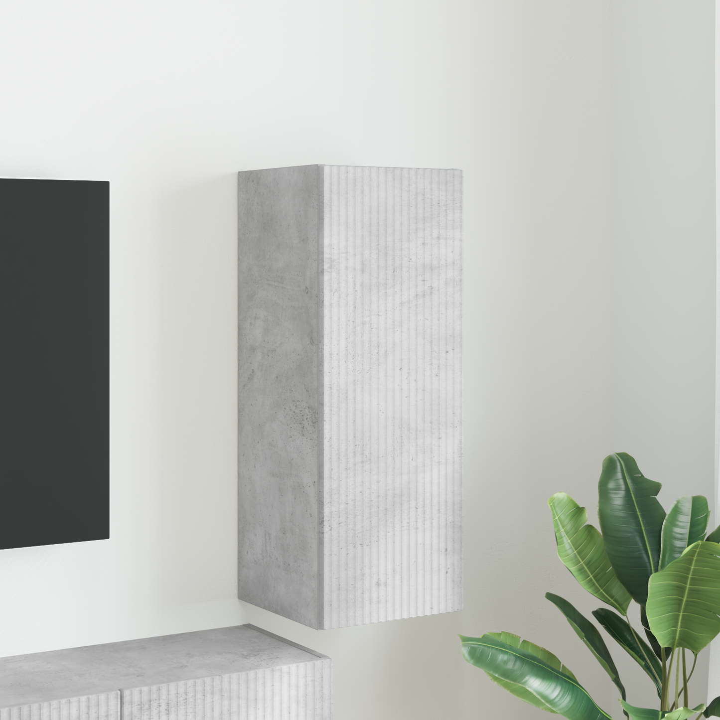 TV Wall Cabinet Concerte 30 x 31 x 80 cm Engineered Wood