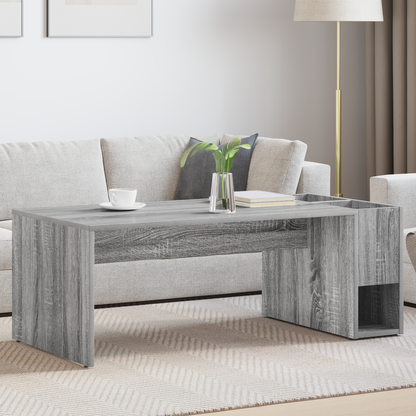 Coffee Table Grey Sonoma 101.5 x 50 x 37 cm Engineered Wood