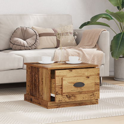 Coffee Table Old Wood 50 x 50 x 35 cm Engineered Wood