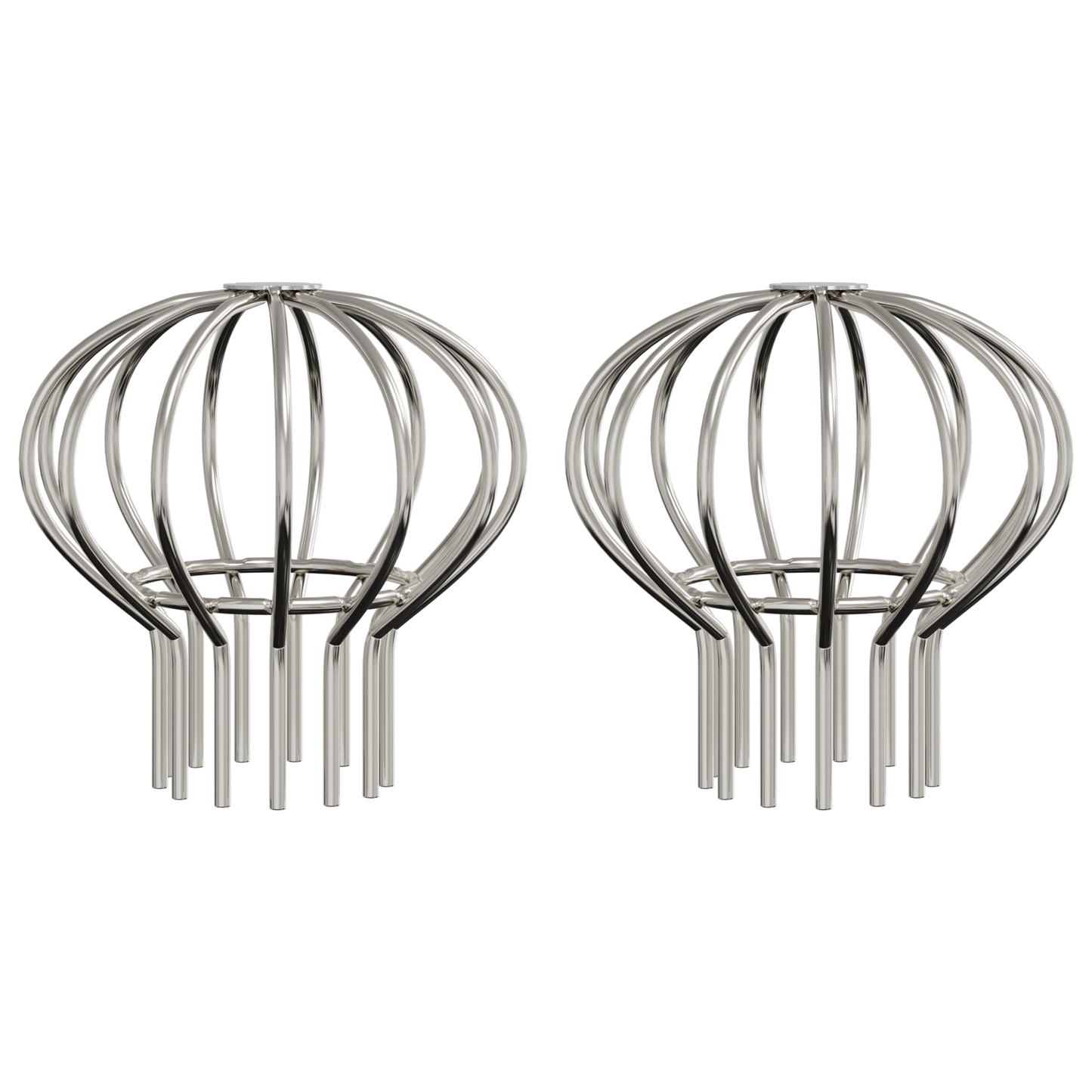 Gutter Leaf Guard 2 pcs Silver 75 mm Stainless Steel
