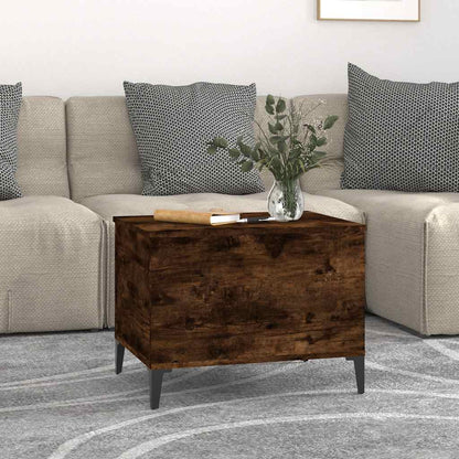 Coffee Table Smoked Oak 60x44,5x45 cm Engineered Wood