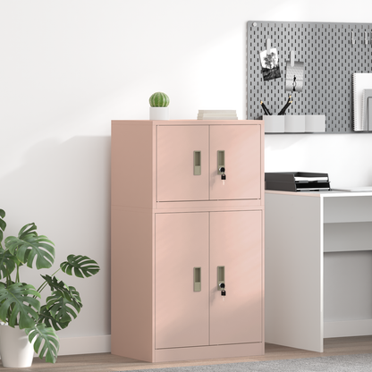 Storage Cabinet Pink 60 x 40 x 40 cm Steel