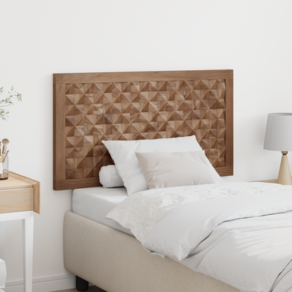 Bed Headboard Natural Solid Teak Wood
