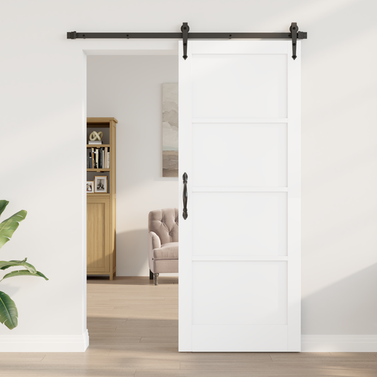 Interior Door White 83 x 211 cm Plywood