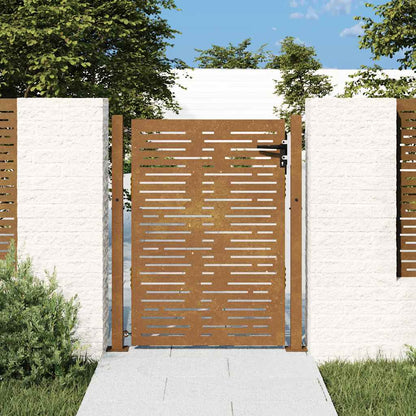 Garden Gate 100x150 cm Corten Steel Square Design