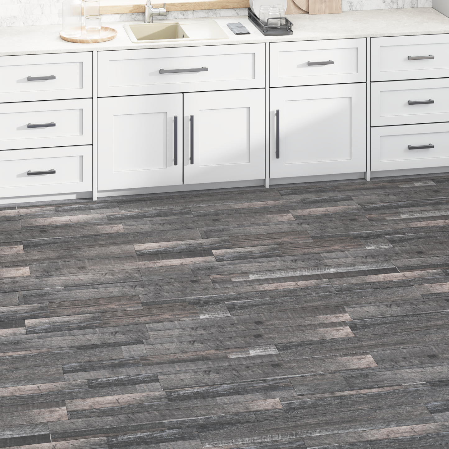 Flooring Planks 5.02 m² 36 pcs PVC Industrial wood