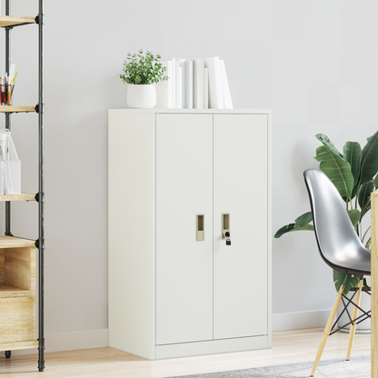 Storage Cabinet White 60 x 40 x 105 cm Steel