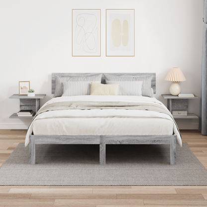 Bedside Table 2 pcs Grey Sonoma 40 x 30 x 25 cm Engineered Wood