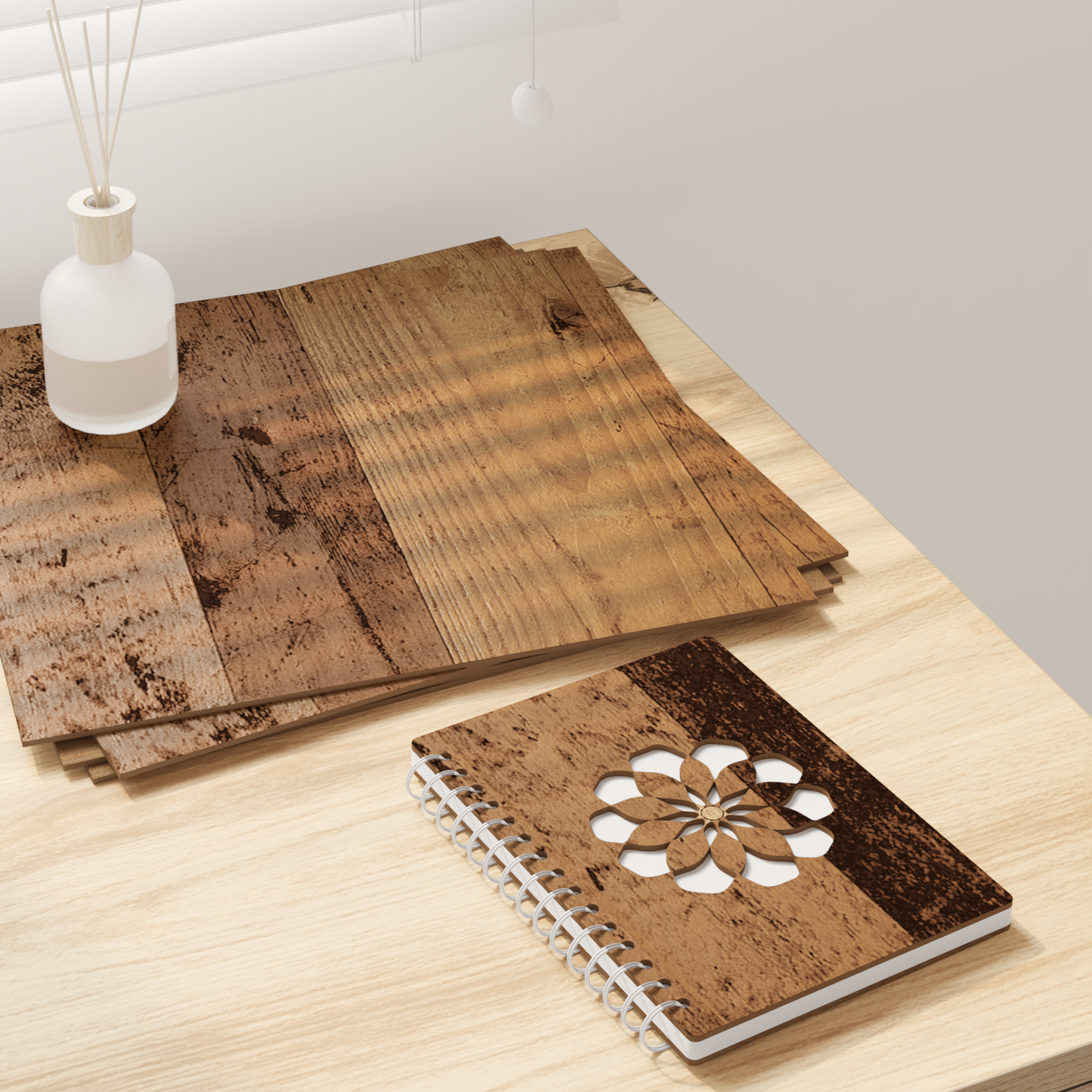 Decor Panels 50 pcs Old Wood 30 x 30 x 0.27 cm Engineered Wood