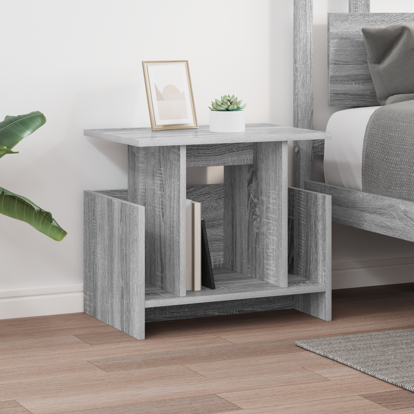 TV Stand Grey Sonoma 50 x 35 x 45 cm Engineered Wood