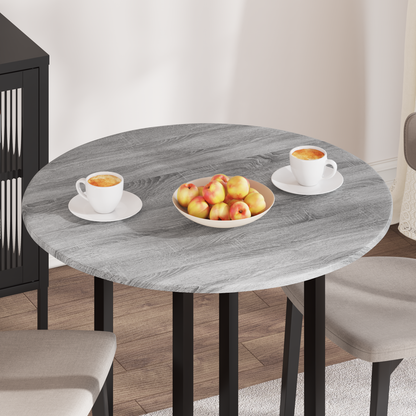 Table Top Grey sonoma Ø 80 x 1.5 cm Engineered Wood