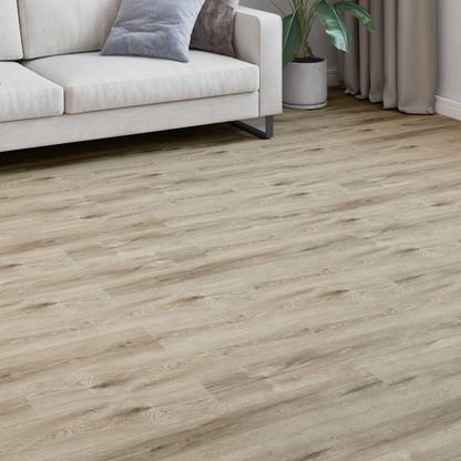 Laminate Flooring 5 pcs Whitewashed Brown 101 x 20 x 0.8 cm