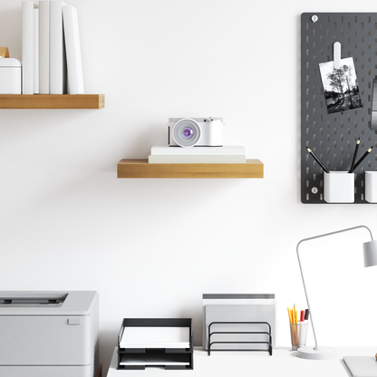 Wall Shelf Wall-mounted Brown 40 x 23.5 x 4 cm Engineered Wood