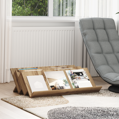 Magazine Rack Artisan Oak 90 x 53 x 28.5 cm Engineered Wood