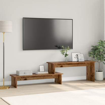TV Cabinet Set Old Wood 180 x 30 x 43 cm Engineered Wood