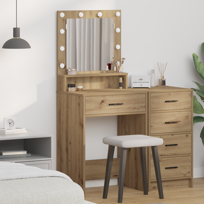 Dressing Table Artisan Oak 50 x 41 x 135 cm Engineered Wood