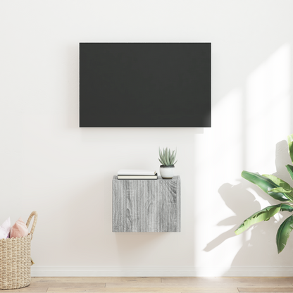 TV Wall Cabinet Grey Sonoma 39 x 31 x 29.5 cm Engineered Wood