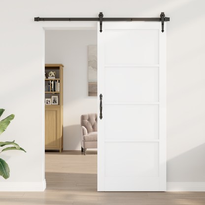 Interior Door White 86 x 211 cm Plywood