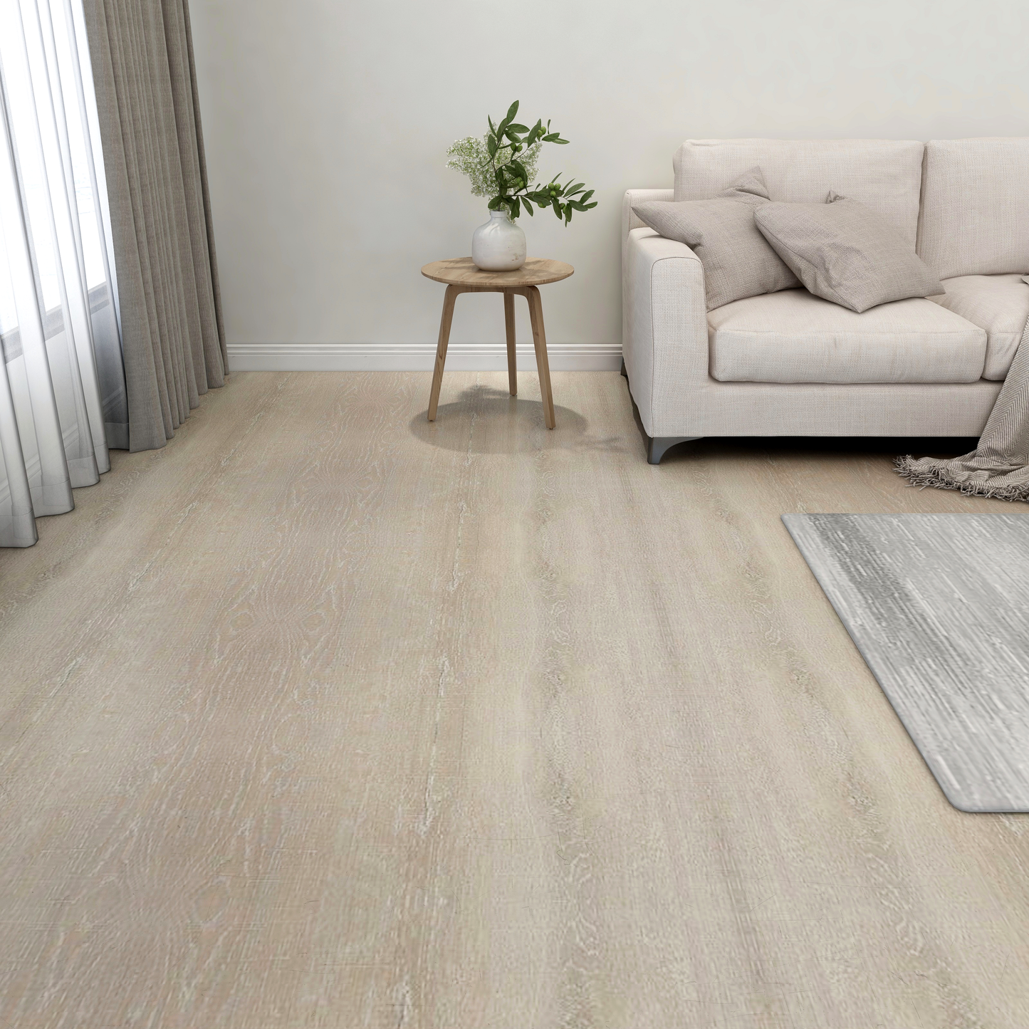 Flooring Planks 55 pcs Beige 5.11 m² PVC