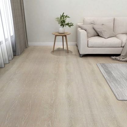 Flooring Planks 55 pcs Beige 5.11 m² PVC