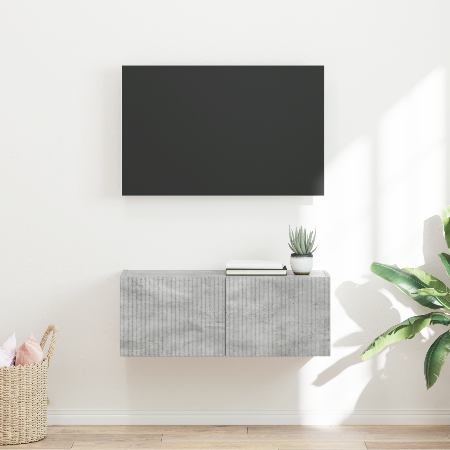 TV Wall Cabinet Concerte 78.5 x 31 x 29.5 cm Engineered Wood