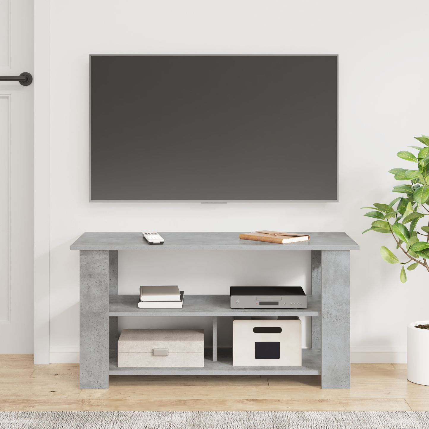 TV stand Concrete Grey 100 x 40 x 50 cm