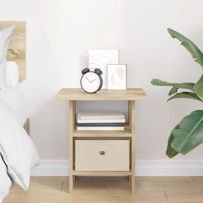 Bedside Table Sonoma Oak 41 x 40 x 45 cm Engineered Wood