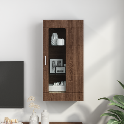 Wooden Cabinet Brown Oak 50 x 29 x 100 cm Engineered Wood