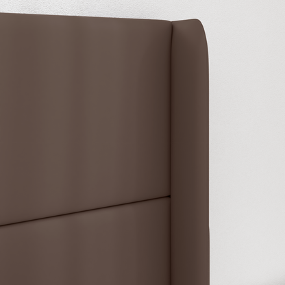 Headboard Ear Brown 80 x 16 x 4 cm PVC
