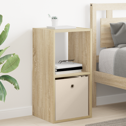 Bedside Table with Drawer 2 pcs Sonoma Oak 35 x 32 x 68.5 cm