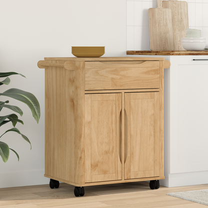 Kitchen Trolley FLORO Wax Brown 72.5 x 45 x 80 cm