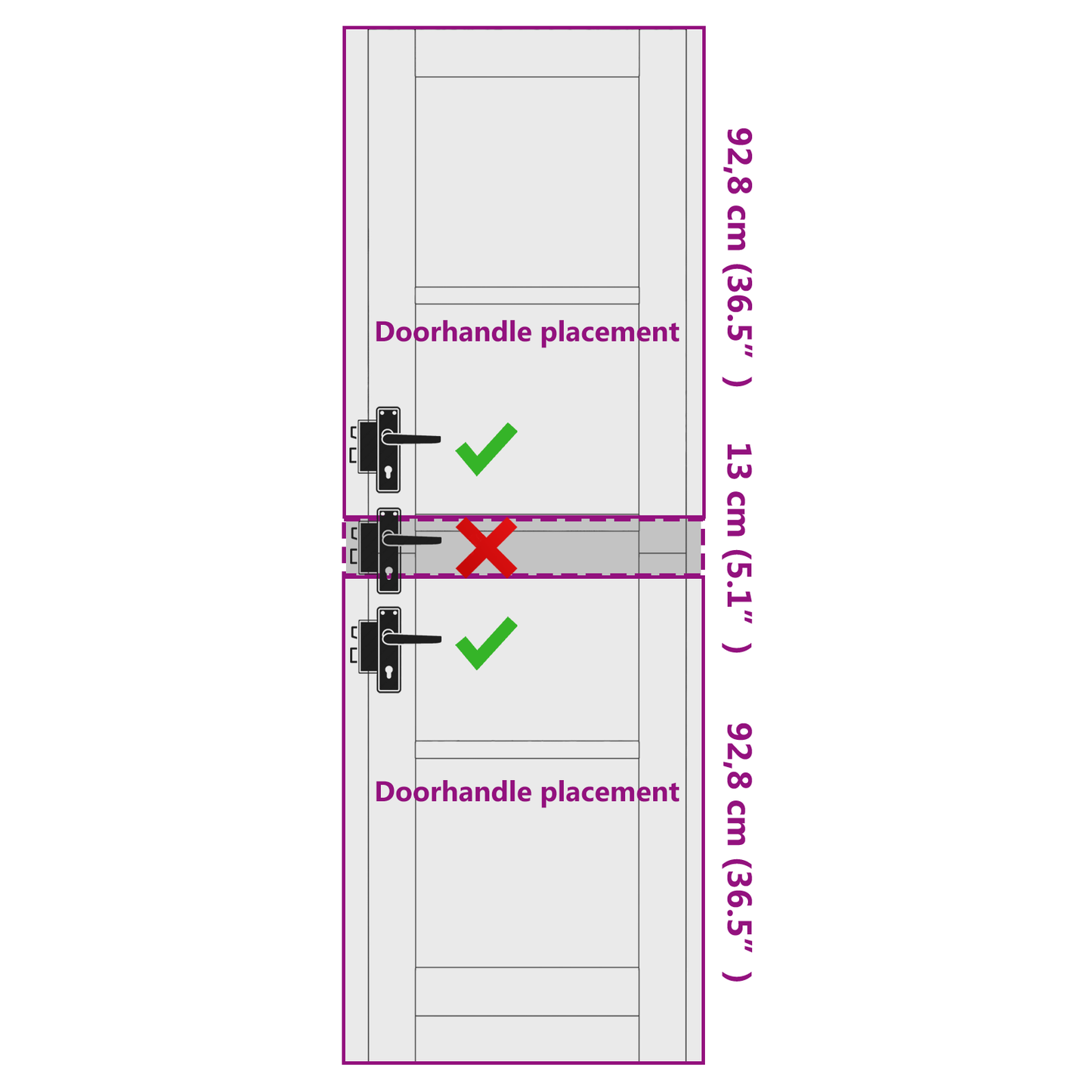 Interior Door Natural 61 x 198.5 cm Plywood